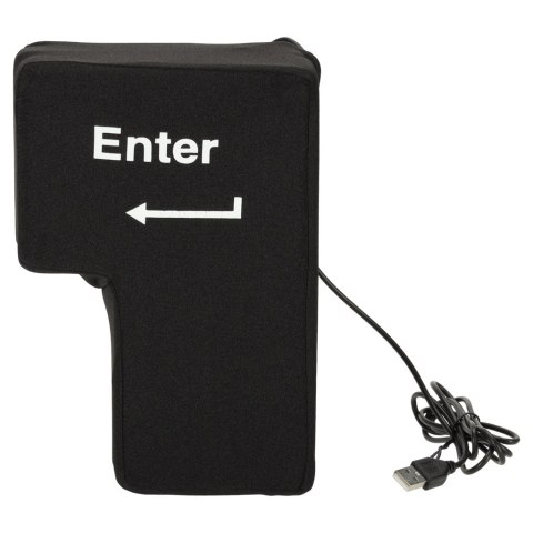 Klawisz ENTER duża antystresowa poduszka USB