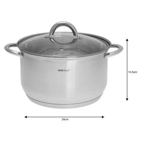 12 ELEMENTOWY ZESTAW GARNKÓW KINGHOFF KH-4450 KINGHOFF