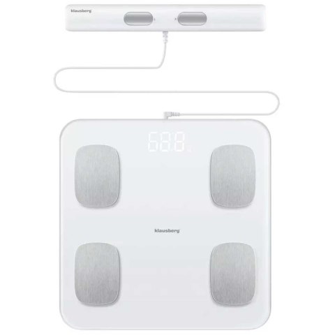 ANALITYCZNA WAGA ŁAZIENKOWA SMART IOS ANDROID  KB-7853 