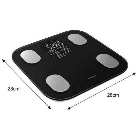 ANALITYCZNA WAGA ŁAZIENKOWA SMART IOS ANDROID  KB-7854 