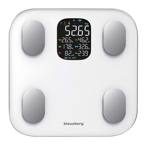 ANALITYCZNA WAGA ŁAZIENKOWA SMART IOS ANDROID KLAUSBERG KB-7855 KLAUSBERG