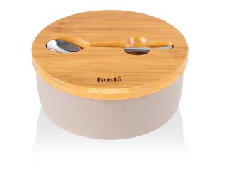 CERAMICZNA CUKIERNICA Z ŁYŻECZKĄ HUSLA HYGGE HUSLA