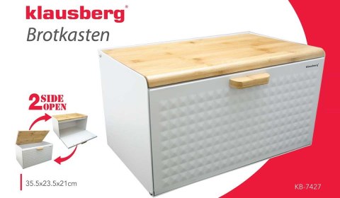 CHLEBAK DWUSTRONNY KLAUSBERG KB-7427 biały KLAUSBERG