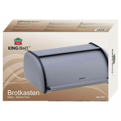 CHLEBAK STALOWY KINGHOFF KH-1751 szary KINGHOFF CHLEBAK STALOWY KINGHOFF KH-1751 szary KINGHOFF