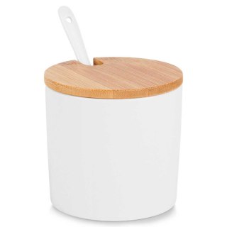 CUKIERNICA CUKIERNICZKA CERAMICZNA Z ŁYŻECZKĄ BIAŁA 139682 VILDE