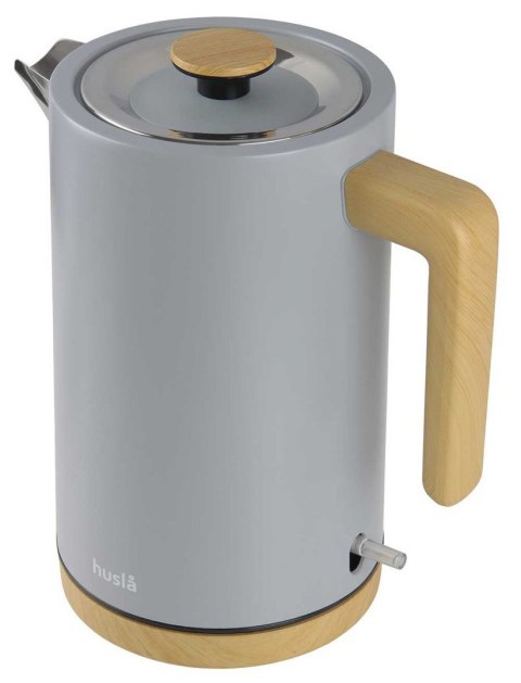 CZAJNIK ELEKTRYCZNY HUSLA 1,5L szary 73904 HUSLA CZAJNIK ELEKTRYCZNY HUSLA 1,5L szary 73904 HUSLA