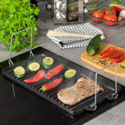 DWUSTRONNA ŻELIWNA PŁYTA GRILLOWA KINGHOFF KH-1262 KINGHOFF DWUSTRONNA ŻELIWNA PŁYTA GRILLOWA KINGHOFF KH-1262 KINGHOFF