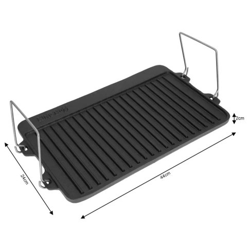 DWUSTRONNA ŻELIWNA PŁYTA GRILLOWA KINGHOFF KH-1262 KINGHOFF DWUSTRONNA ŻELIWNA PŁYTA GRILLOWA KINGHOFF KH-1262 KINGHOFF