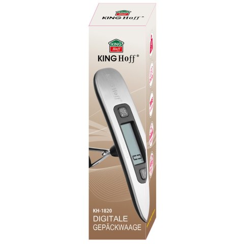 ELEKTRONICZNA WAGA BAGAŻOWA 1-50kg  KH-1820 
