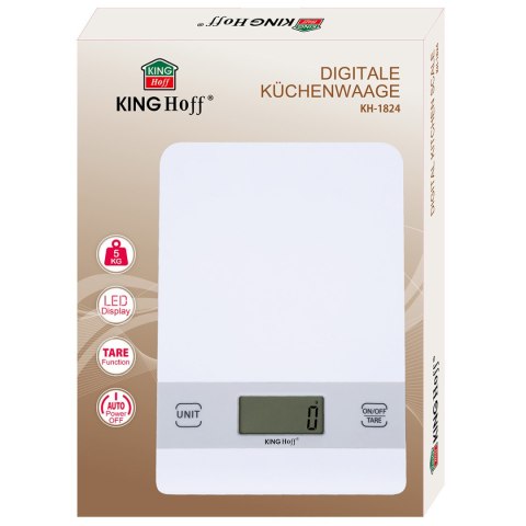 ELEKTRONICZNA WAGA KUCHENNA KINGHOFF KH-1824 KINGHOFF ELEKTRONICZNA WAGA KUCHENNA KINGHOFF KH-1824 KINGHOFF
