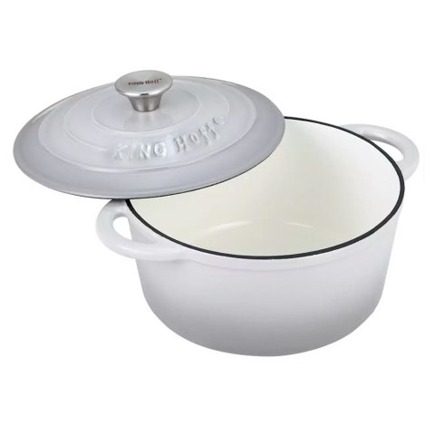 EMALIOWANY GARNEK ŻELIWNY 24cm KINGHOFF KH-1521 KINGHOFF EMALIOWANY GARNEK ŻELIWNY 24cm KINGHOFF KH-1521 KINGHOFF