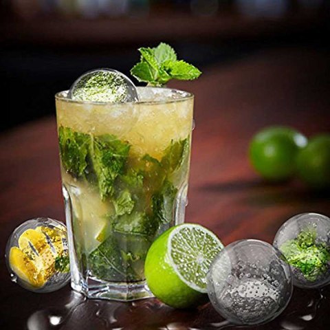 FORMA SILIKONOWA NA 6 KUL LODOWYCH DO DRINKÓW NAPOJÓW 3159 BRUNBESTE
