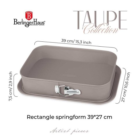 FORMA TYTANOWA 39x27cm BERLINGER HAUS BH-7943 TAUPE BERLINGER HAUS