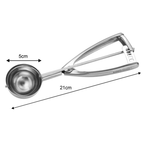 GAŁKOWNICA ŁYŻKA DO NABIERANIA LODÓW 5cm KINGHOFF KH-1808 KINGHOFF GAŁKOWNICA ŁYŻKA DO NABIERANIA LODÓW 5cm KINGHOFF KH-1808 KINGHOFF