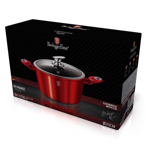 GARNEK GRANITOWY 20cm BERLINGER HAUS RED METALLIC LINE BH-1256 BERLINGER HAUS GARNEK GRANITOWY 20cm BERLINGER HAUS RED METALLIC LINE BH-1256 BERLINGER HAUS