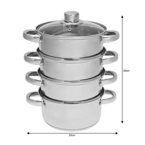 GARNEK NA PARĘ KINGHOFF 5 ELEM. 18cm KH-3317 KINGHOFF GARNEK NA PARĘ KINGHOFF 5 ELEM. 18cm KH-3317 KINGHOFF