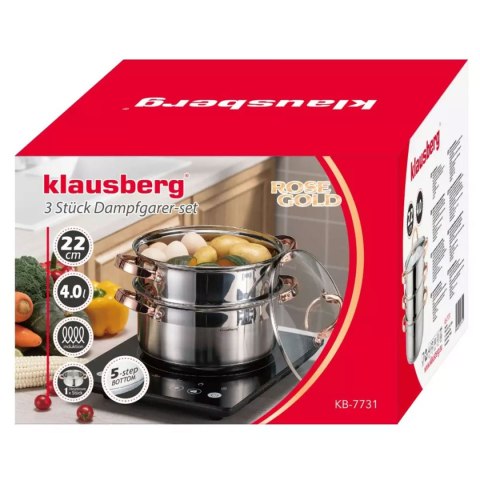 GARNEK NA PARĘ KLAUSBERG 3 ELEM. 22cm KB-7731 ROSE GOLD KLAUSBERG GARNEK NA PARĘ KLAUSBERG 3 ELEM. 22cm KB-7731 ROSE GOLD KLAUSBERG