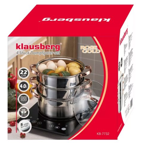 GARNEK NA PARĘ KLAUSBERG 4 ELEM. 24cm KB-7735 ROSE GOLD KLAUSBERG GARNEK NA PARĘ KLAUSBERG 4 ELEM. 24cm KB-7735 ROSE GOLD KLAUSBERG
