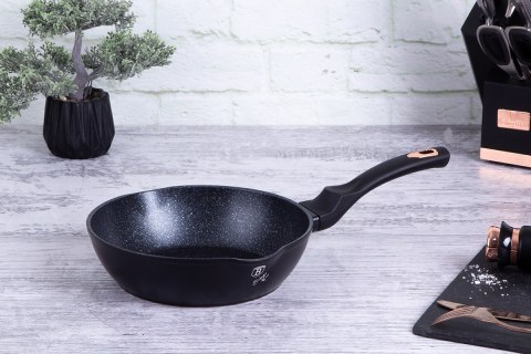 GŁEBOKA PATELNIA GRANITOWA 24cm BERLINGER HAUS BLACK ROSE BH-6184 BERLINGER HAUS