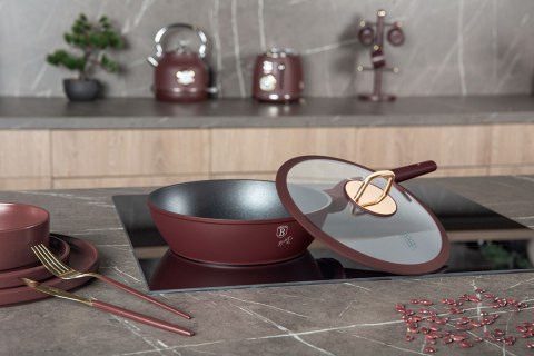 GŁĘBOKA PATELNIA TYTANOWA 24cm BERLINGER HAUS BH-8032 LEONARDO BERLINGER HAUS