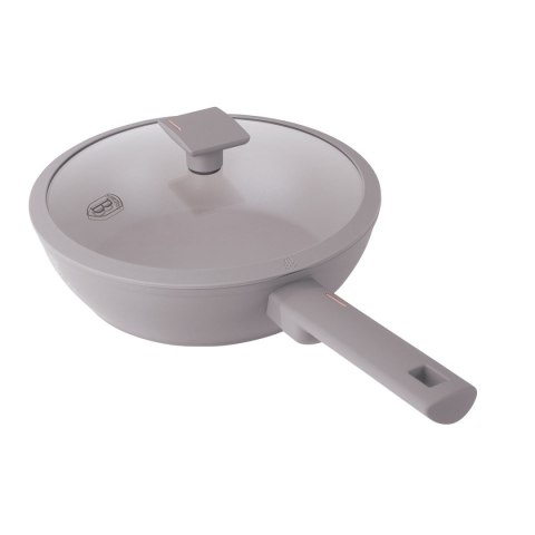 GŁĘBOKA PATELNIA TYTANOWA 24cm BERLINGER HAUS BH-8092 TAUPE BERLINGER HAUS