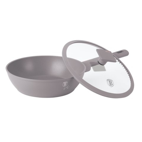 GŁĘBOKA PATELNIA TYTANOWA 24cm BERLINGER HAUS BH-8092 TAUPE BERLINGER HAUS