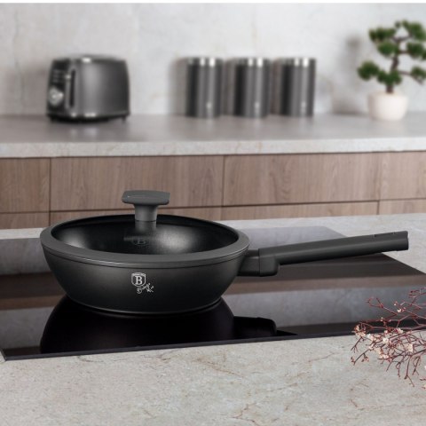 GŁĘBOKA PATELNIA TYTANOWA 24cm BERLINGER HAUS BH-8122 ANTRACIT BERLINGER HAUS