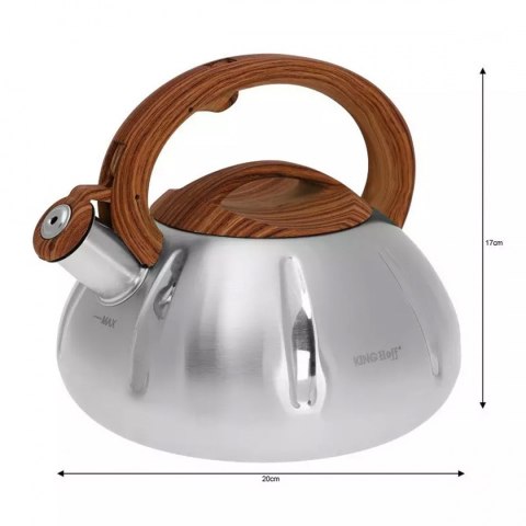 CZAJNIK Z GWIZDKIEM 3.0L KH-3291 CZAJNIK Z GWIZDKIEM 3.0L KH-3291