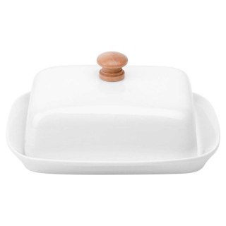 MASELNICZKA MASELNICA CERAMICZNA BIAŁA 139678 VILDE