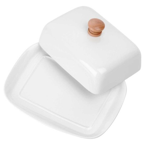 MASELNICZKA MASELNICA CERAMICZNA BIAŁA 139678 VILDE