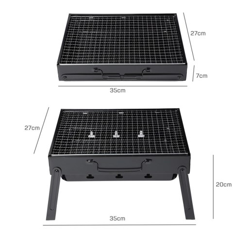 MINI GRILL WĘGLOWY TURYSTYCZNY PRZENOŚNY WALIZKA ELITEHOFF MINI GRILL WĘGLOWY TURYSTYCZNY PRZENOŚNY WALIZKA ELITEHOFF