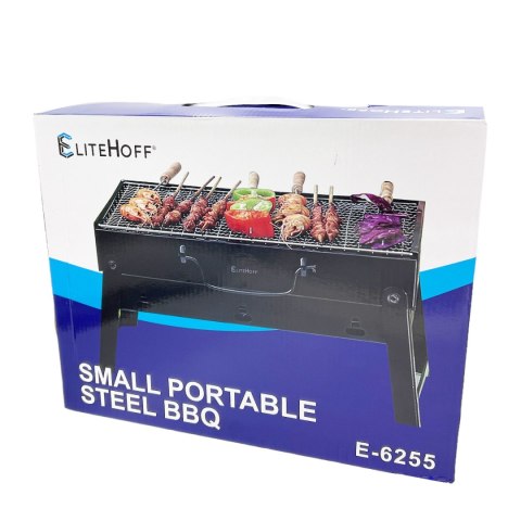 MINI GRILL WĘGLOWY TURYSTYCZNY PRZENOŚNY WALIZKA ELITEHOFF MINI GRILL WĘGLOWY TURYSTYCZNY PRZENOŚNY WALIZKA ELITEHOFF