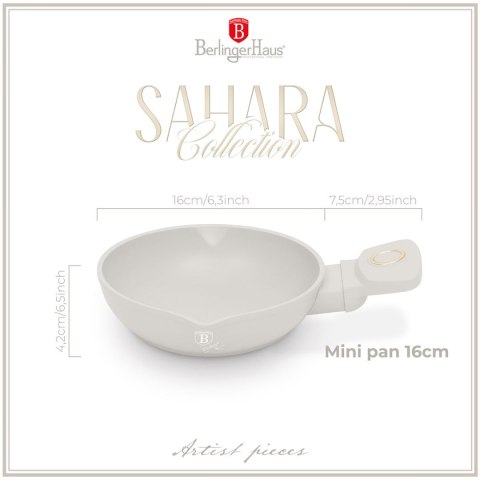 MINI PATELNIA TYTANOWA 16cm BERLINGER HAUS BH-8076 SAHARA BERLINGER HAUS