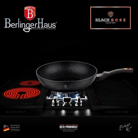 PATELNIA GRANITOWA WOK 28cm BERLINGER HAUS BLACK ROSE BH-1638 BERLINGER HAUS PATELNIA GRANITOWA WOK 28cm BERLINGER HAUS BLACK ROSE BH-1638 BERLINGER HAUS