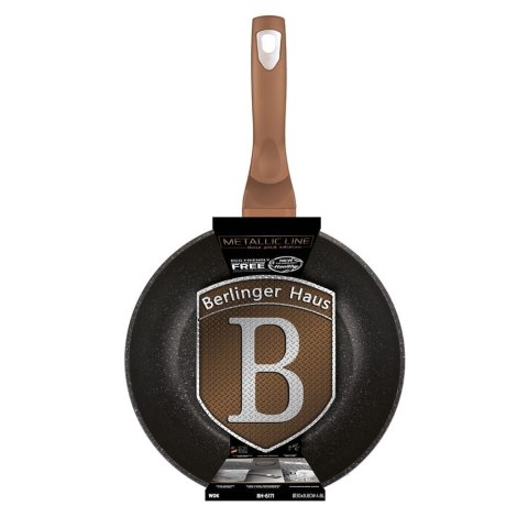 PATELNIA GRANITOWA WOK 30cm BERLINGER HAUS BH-6171 ROSE GOLD BERLINGER HAUS
