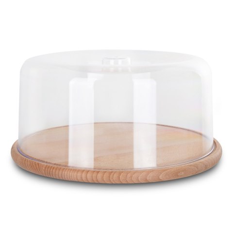 PATERA DREWNIANA Z KLOSZEM 30cm NA SERY CIASTO PRACTIC PATERA DREWNIANA Z KLOSZEM 30cm NA SERY CIASTO PRACTIC
