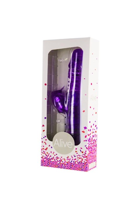 Rotacyjny wibrator królik z masażerem 28cm 7trybów Rotacyjny wibrator królik z masażerem 28cm 7trybów