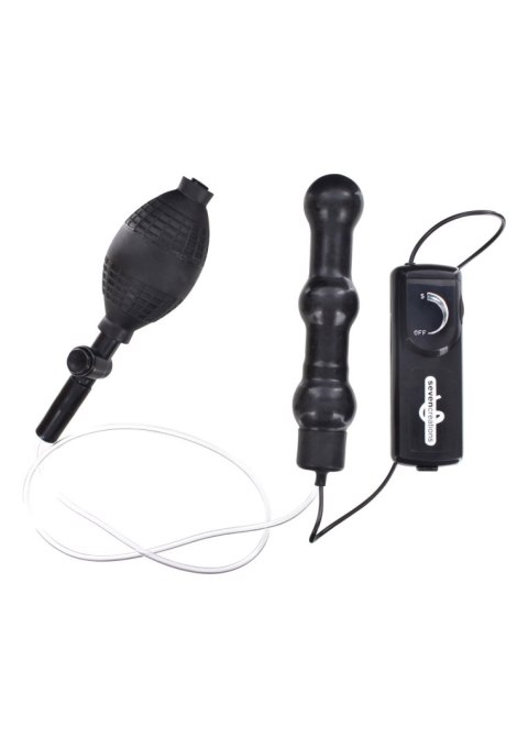Wibrujący korek analny pompowana sex zatyczka 14cm Wibrujący korek analny pompowana sex zatyczka 14cm