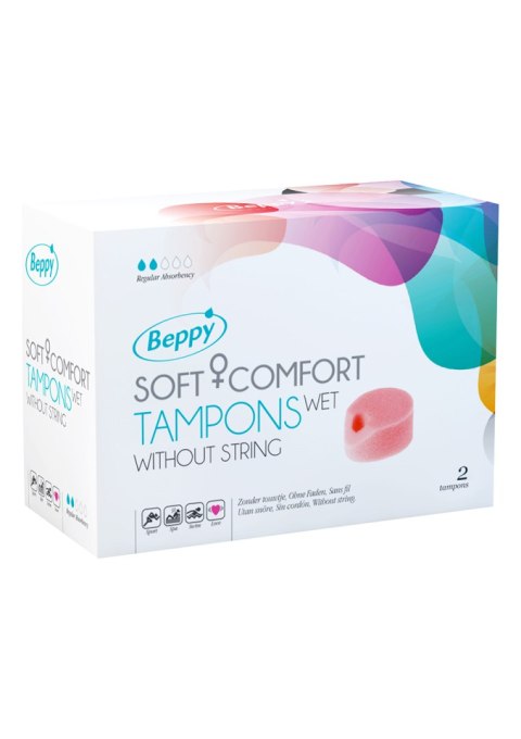 Tampony-BEPPY SOFT&COMFORT TAMPON WET 2PCS Tampony-BEPPY SOFT&COMFORT TAMPON WET 2PCS
