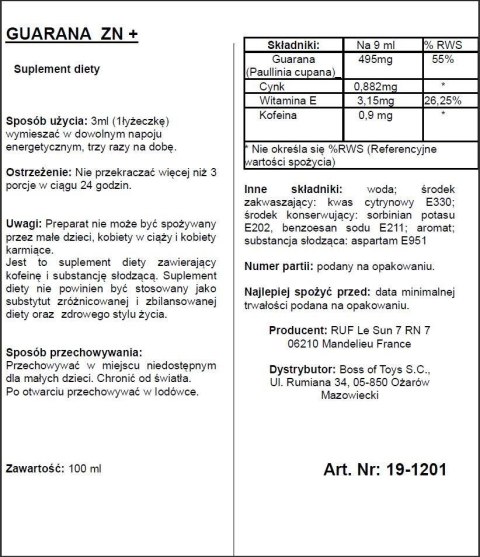 Guarana silny ekstrakt na energię podniecenie sex Guarana silny ekstrakt na energię podniecenie sex