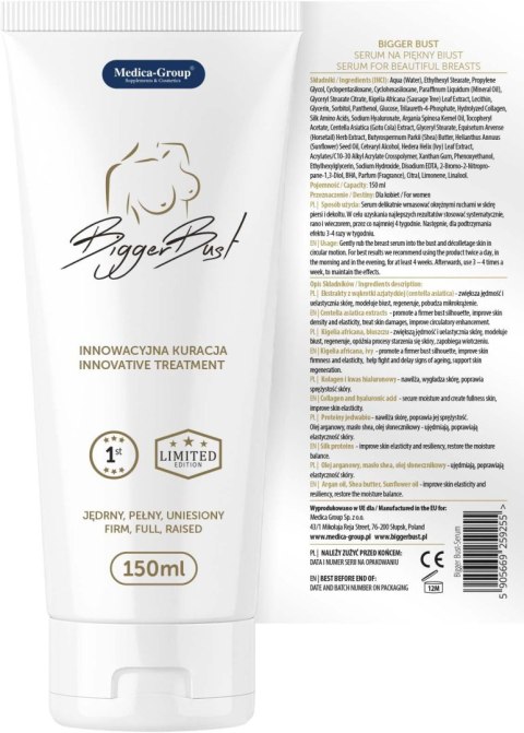 Powiększanie piersi biustu innowacja serum 150ml Powiększanie piersi biustu innowacja serum 150ml