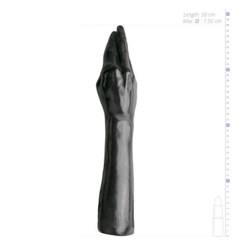 Czarne dildo do fistingu w kształcie ręki 43 cm Czarne dildo do fistingu w kształcie ręki 43 cm