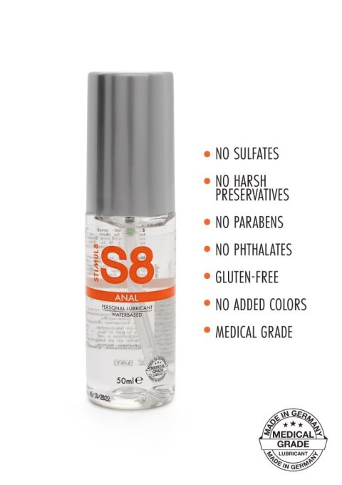 Żel-S8 WB Anal Lube 50ml Żel-S8 WB Anal Lube 50ml