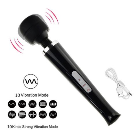 Masażer łechtaczki wand najsilniejsze wibracje usb