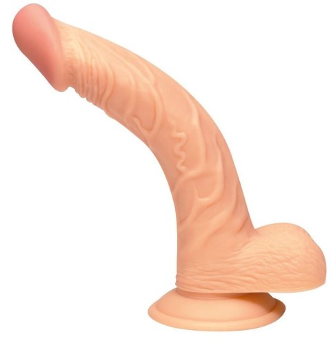Cieliste dildo wyżyłowany penis z przyssawką 19 cm Cieliste dildo wyżyłowany penis z przyssawką 19 cm