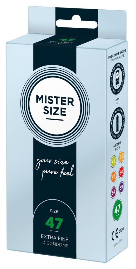 Mister Size 47mm pack of 10 Mister Size 47mm pack of 10