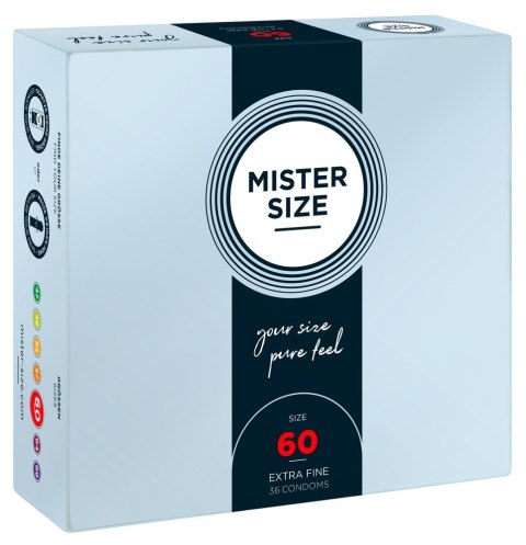 Mister Size 60mm pack of 36 Mister Size 60mm pack of 36