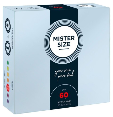 Mister Size 60mm pack of 36 Mister Size 60mm pack of 36