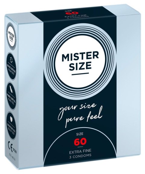 Mister Size 60mm pack of 3 Mister Size 60mm pack of 3