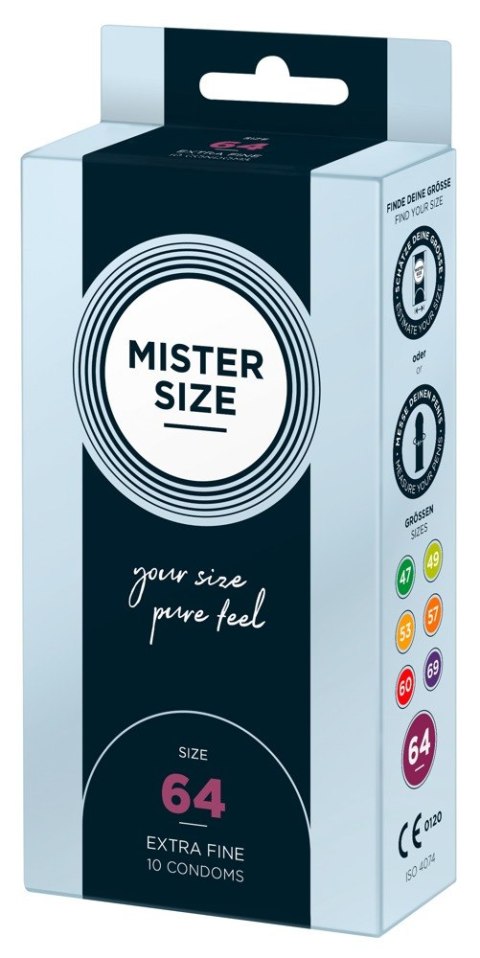 Mister Size 64mm pack of 10 Mister Size 64mm pack of 10